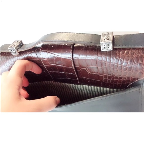 Authentic Leather Brighton Purse Shoulder Handbag